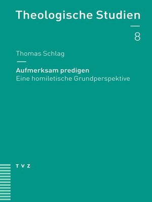 cover image of Aufmerksam predigen
